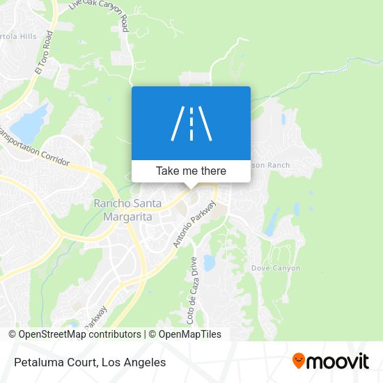 Mapa de Petaluma Court