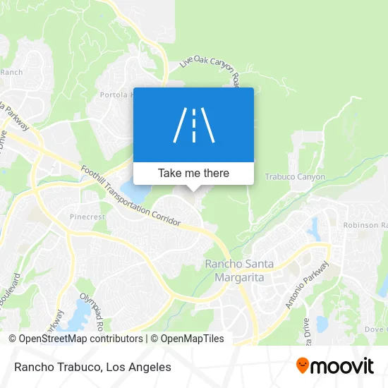 Rancho Trabuco map