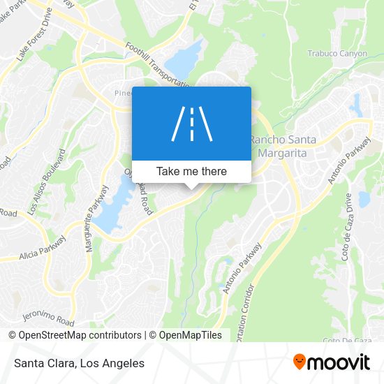 Santa Clara map