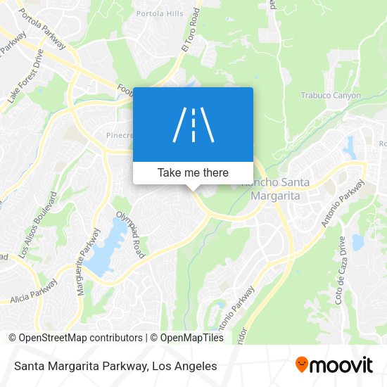 Mapa de Santa Margarita Parkway