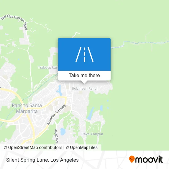 Silent Spring Lane map