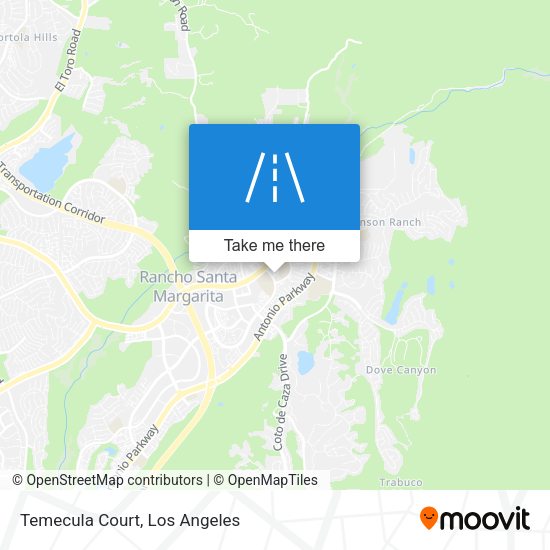 Temecula Court map