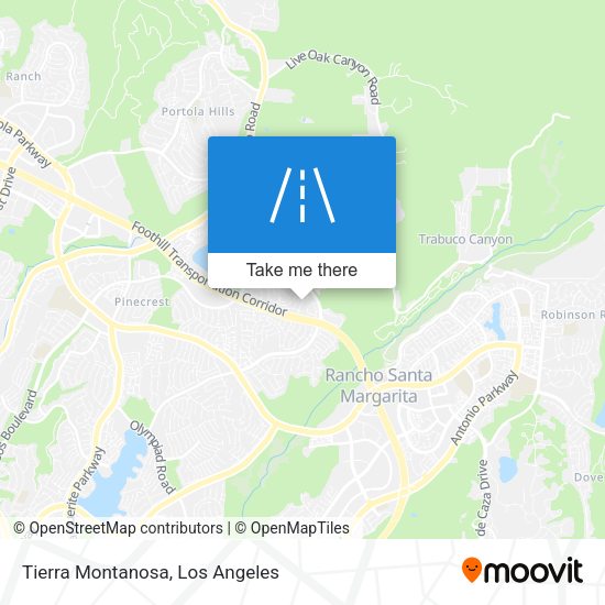 Tierra Montanosa map