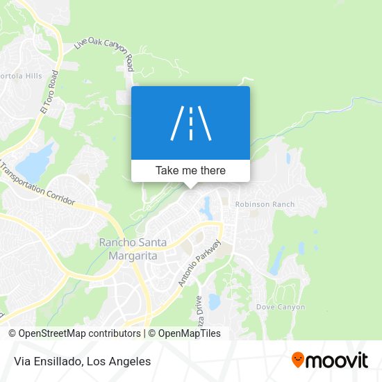 Mapa de Via Ensillado