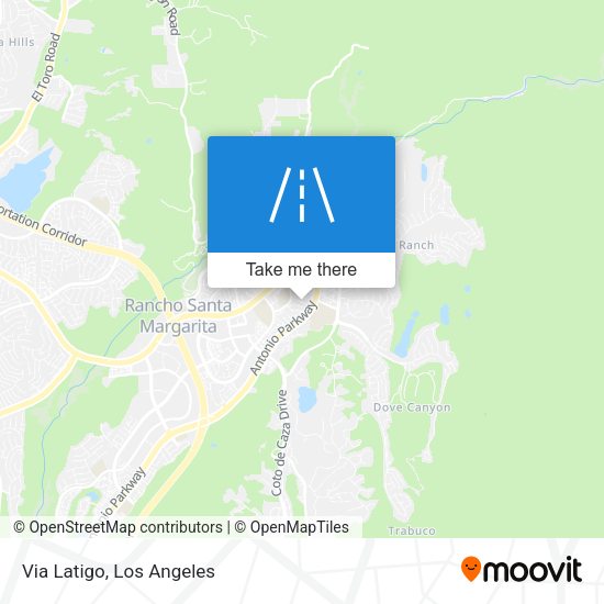 Mapa de Via Latigo