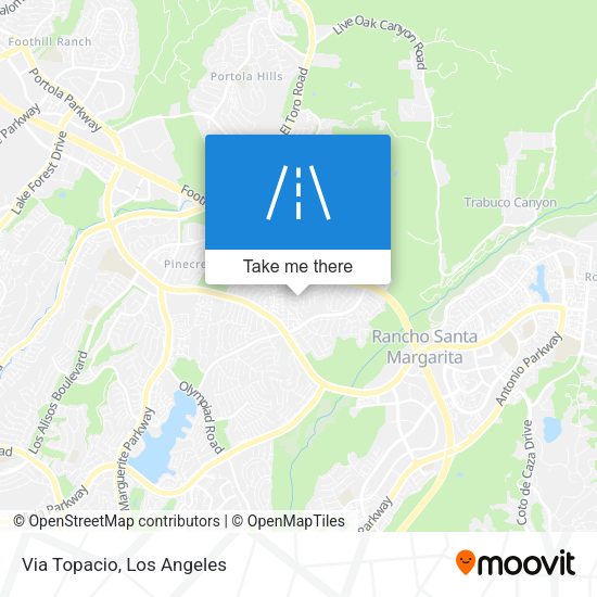 Mapa de Via Topacio