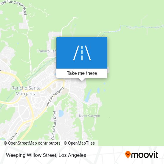 Weeping Willow Street map