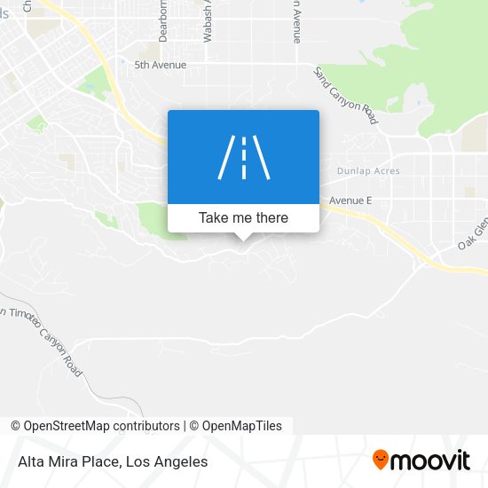 Mapa de Alta Mira Place
