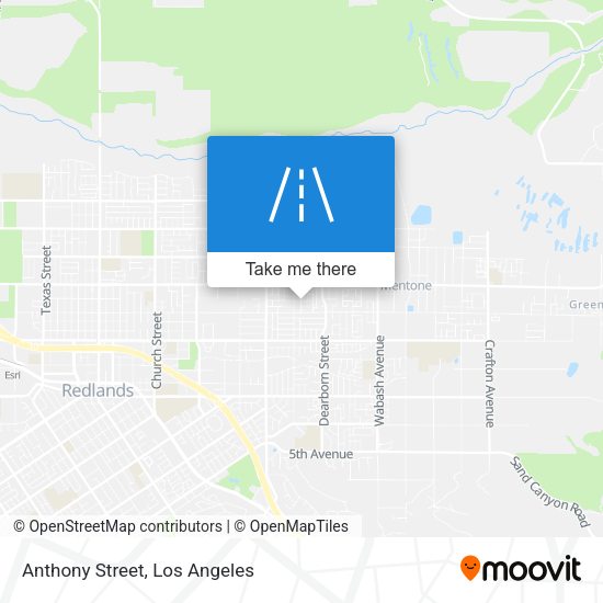 Mapa de Anthony Street