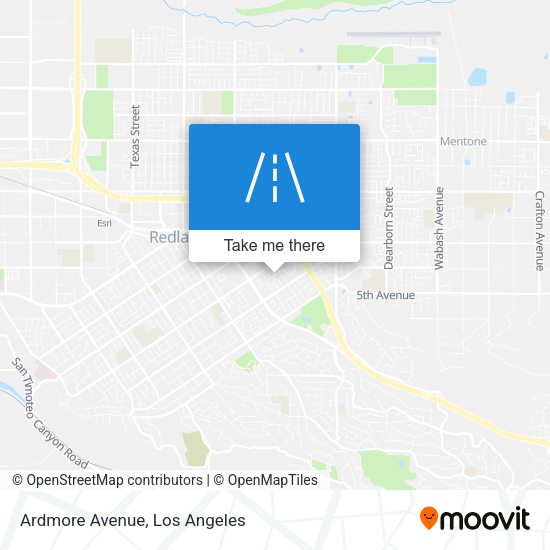 Mapa de Ardmore Avenue