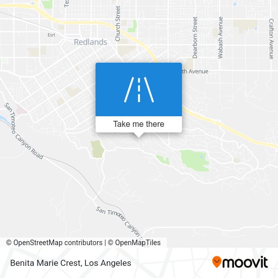 Benita Marie Crest map