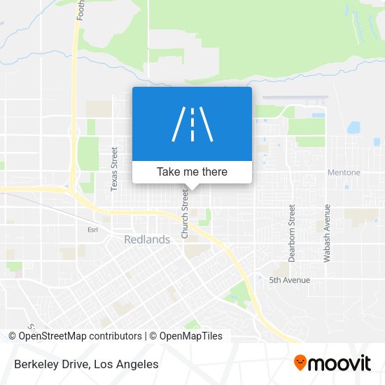 Mapa de Berkeley Drive