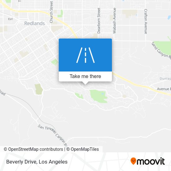 Mapa de Beverly Drive