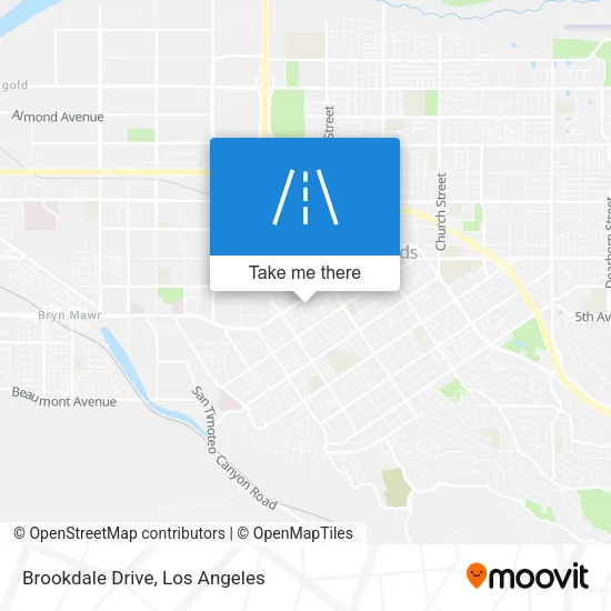 Mapa de Brookdale Drive