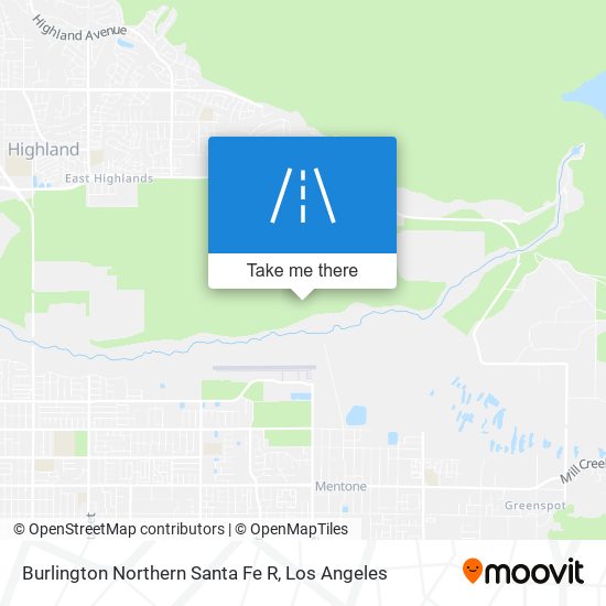 Burlington Northern Santa Fe R map