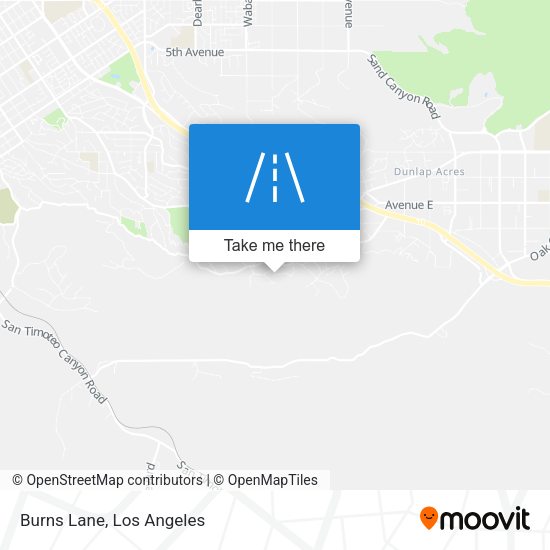 Mapa de Burns Lane