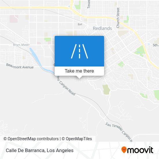 Mapa de Calle De Barranca