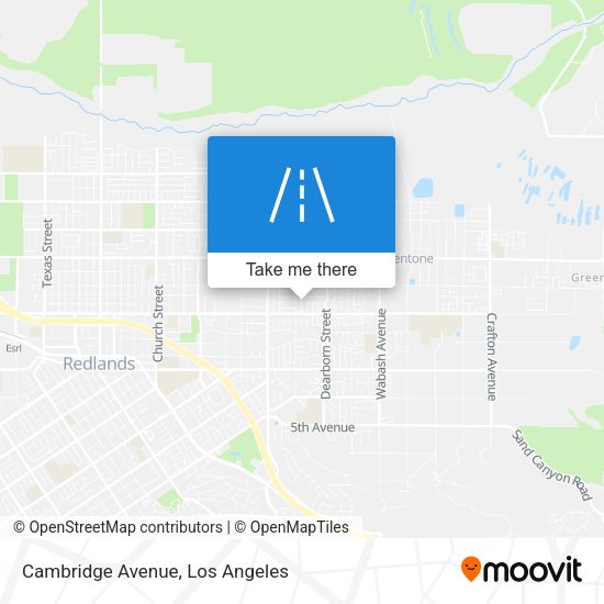 Mapa de Cambridge Avenue
