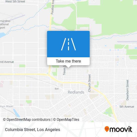 Mapa de Columbia Street
