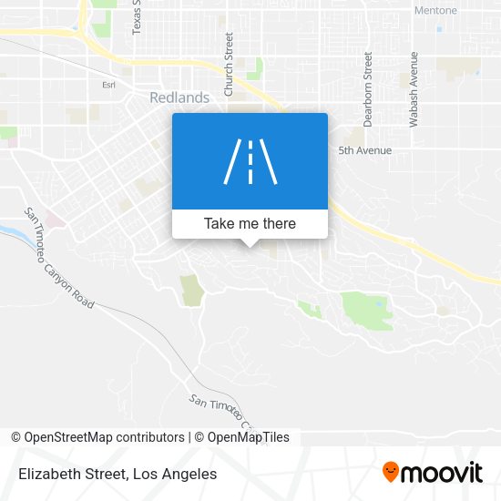 Elizabeth Street map