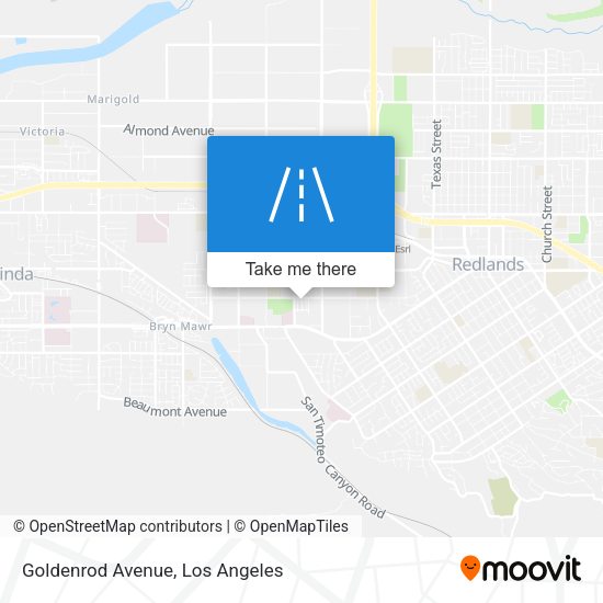 Goldenrod Avenue map