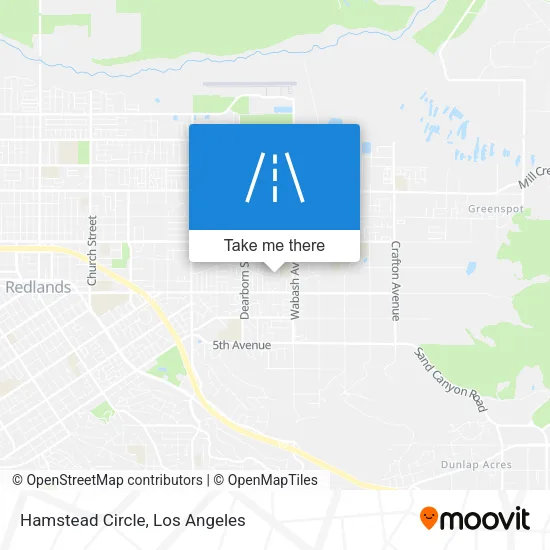 Hamstead Circle map