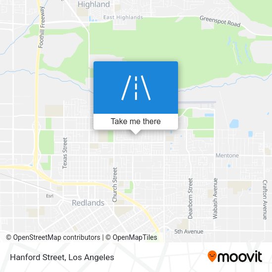 Mapa de Hanford Street