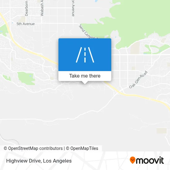Highview Drive map