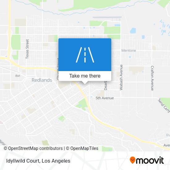 Mapa de Idyllwild Court