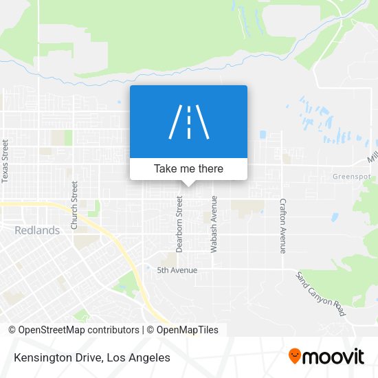 Kensington Drive map