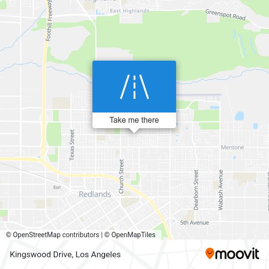 Mapa de Kingswood Drive