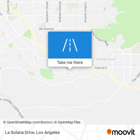 Mapa de La Solana Drive