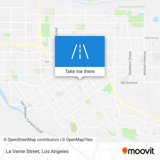 La Verne Street map