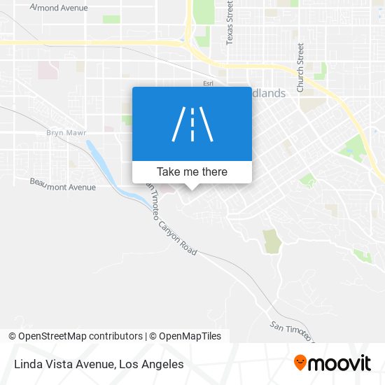 Linda Vista Avenue map