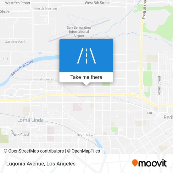 Mapa de Lugonia Avenue
