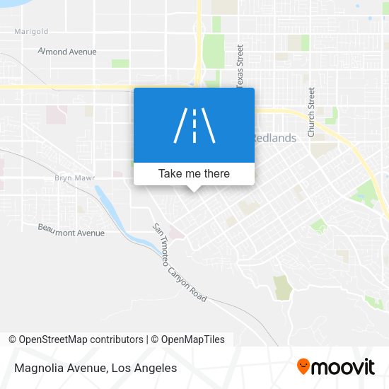 Magnolia Avenue map