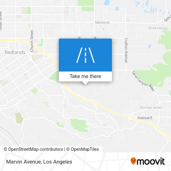 Mapa de Marvin Avenue