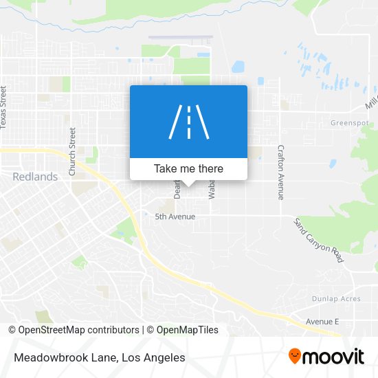 Meadowbrook Lane map