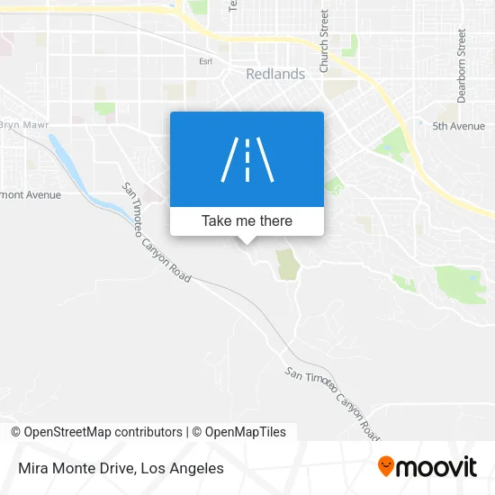 Mira Monte Drive map