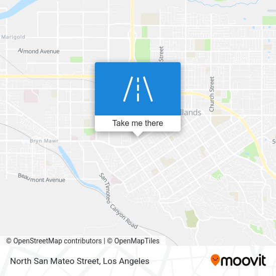 Mapa de North San Mateo Street