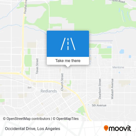 Mapa de Occidental Drive
