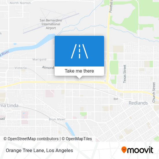 Orange Tree Lane map