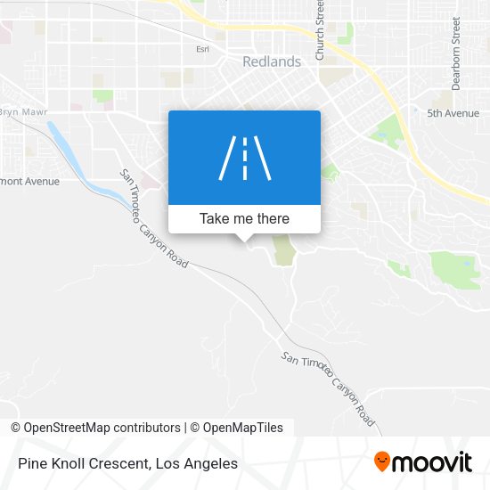 Mapa de Pine Knoll Crescent