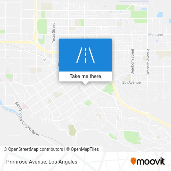 Mapa de Primrose Avenue