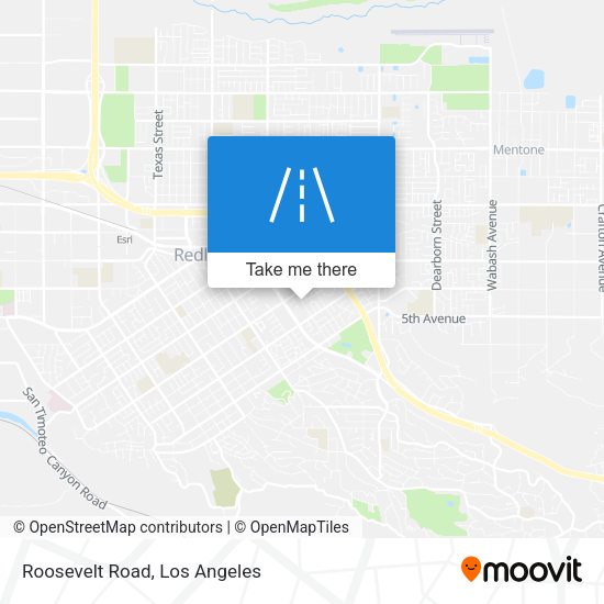 Roosevelt Road map