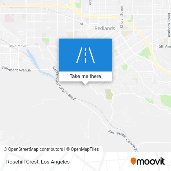Mapa de Rosehill Crest