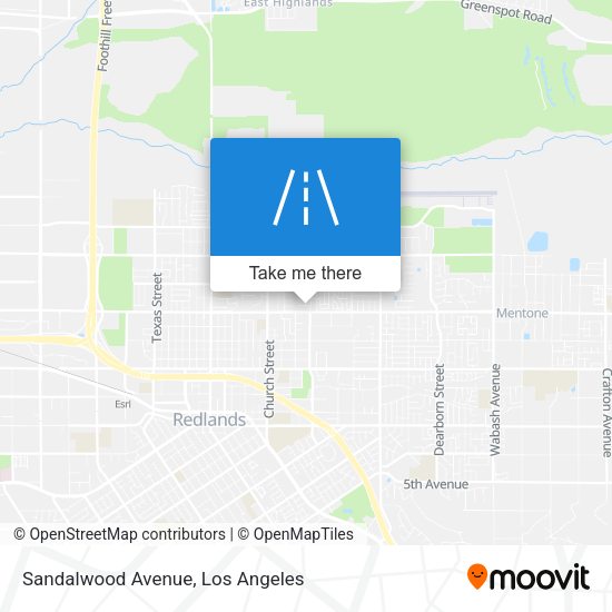 Sandalwood Avenue map