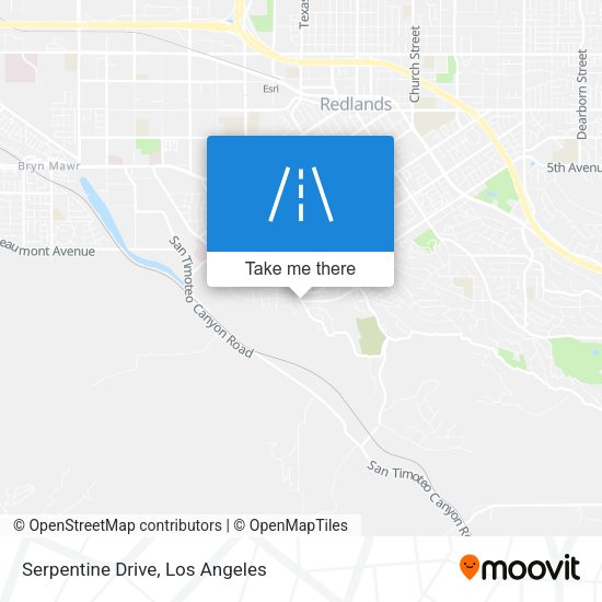 Serpentine Drive map