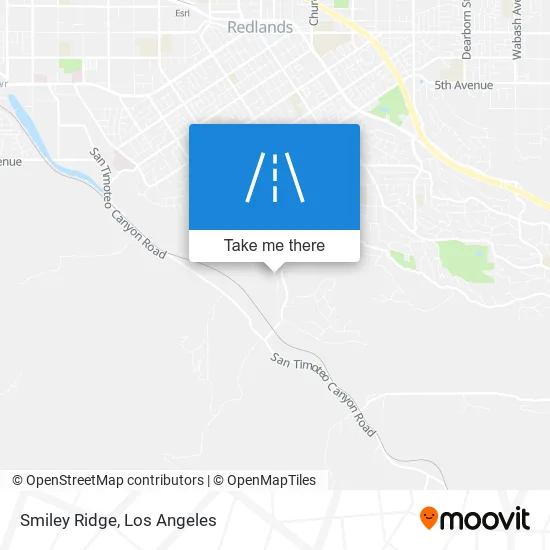 Smiley Ridge map