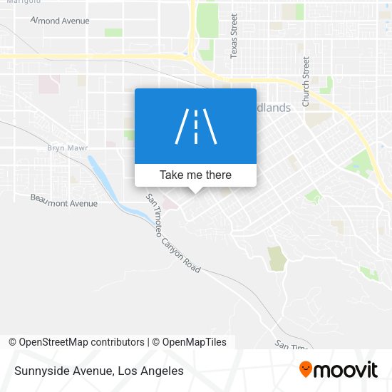 Sunnyside Avenue map